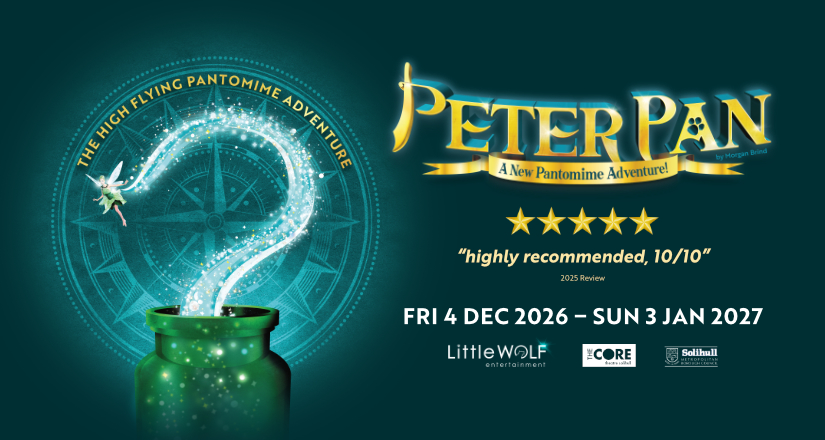 Peter Pan flies into The Core this Christmas!